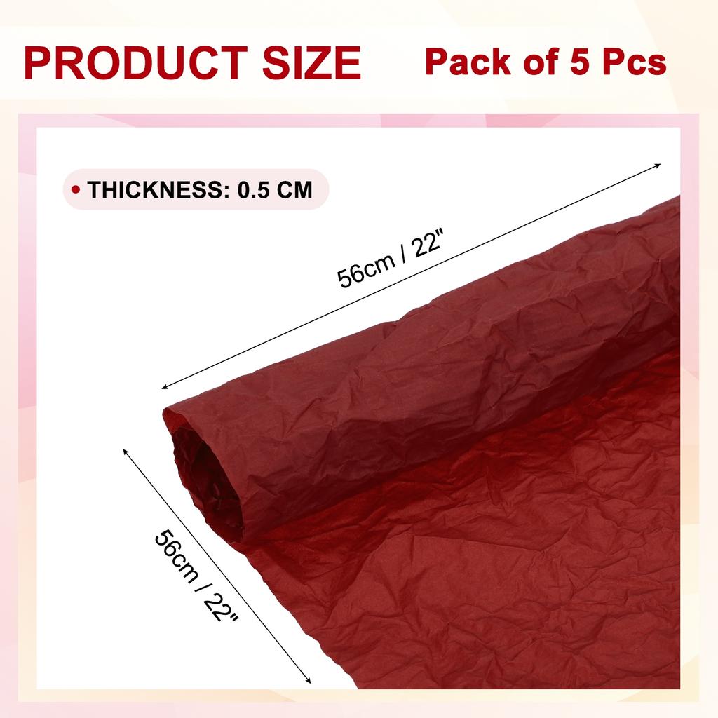 5pcs Flower Wrapping Paper Waterproof Bouquet Wrapping Paper Gift Wrapping Paper Birthday Wedding Ceremonies Paper Sheet