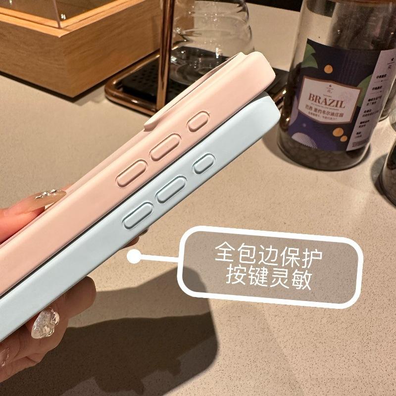 Applicable to iPhone17promax mobile phone case liquid silicone Apple 16 with AI camera button 14 protective case 15