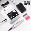 45000 RPM Professional Electric Nail Art Drill Electric File HD Display Metal Nail Art Pen Professional Nail Art Lathe Grinder