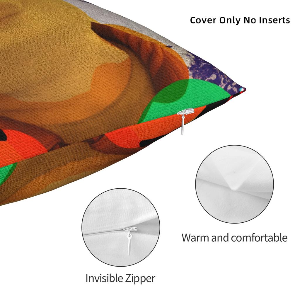 John Pork Is Calling Pillow Cover Square Pillow Case Cushion Cover Novelty Graphic Pillowcases For Sofa Home Decorative