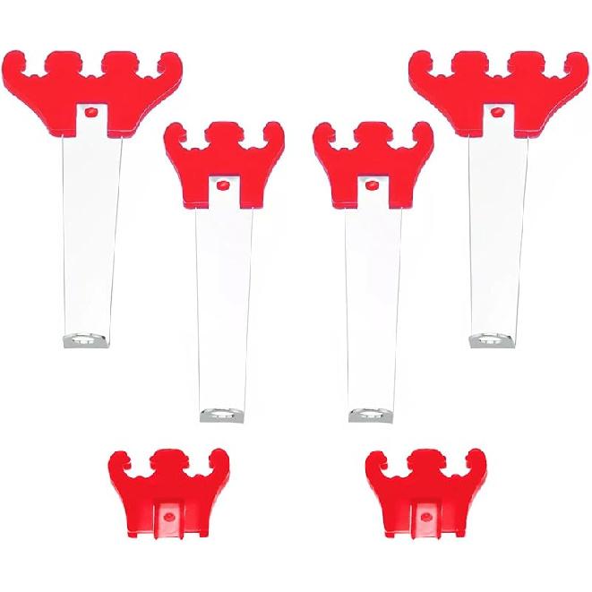 1 Set Blue Chrome Universal Spark Plug Wire Looms 7/8/9Mm Separator Fits For Chevy Ford