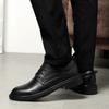 Size Leather Shoes Autumn Business Fattening Wide Feet Casual Size