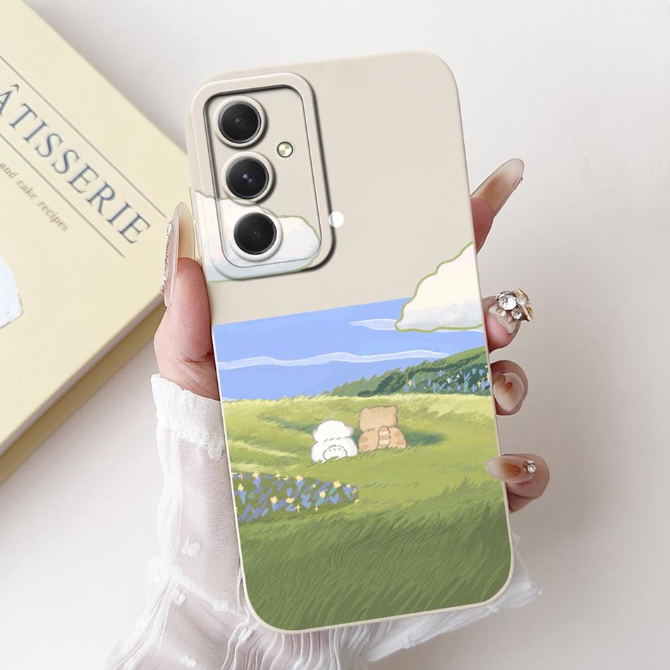 For Samsung Galaxy C55 M55 F55 5G Cute Panda Rabbit Cartoon Soft Silicon Case For Samsung C55 M55 F55 Shockproof Phone Cases
