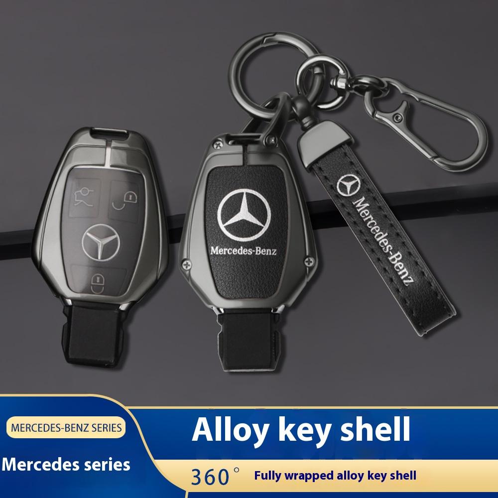 WNNR9 Car Zinc Alloy Key Case Bag Metal Key Shell Mercedes Benz A B C E S R Class AMG GLA GLB GLC GLE CLA CLS SLC GLS CLB GLK SLK Vito