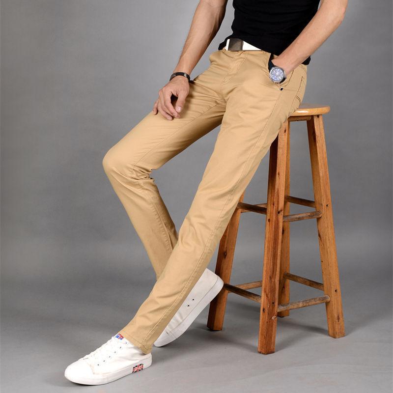New Four Seasons Wearable Men'S Casual Pants Straight Leg Slim Fit Business Trousers Loose Pants