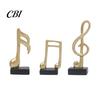 Study Room Decoration 3Pcs Minimalist Music Note Resin Sculpture, Treble Clef & Eighth Quarter Desk Desktop Decor for Piano Living Room, Matte