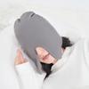 Weiche Schlafhaube Bequeme Baumwoll-Augenmaske Schlafhilfe 2 in 1 Pullover Augenmaske Nachts