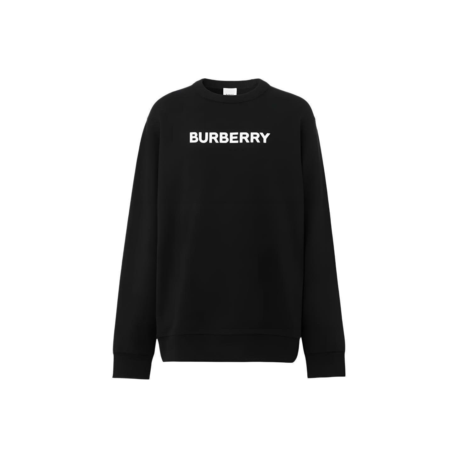 Burberry Logo Print Cotton Sweater 80553121