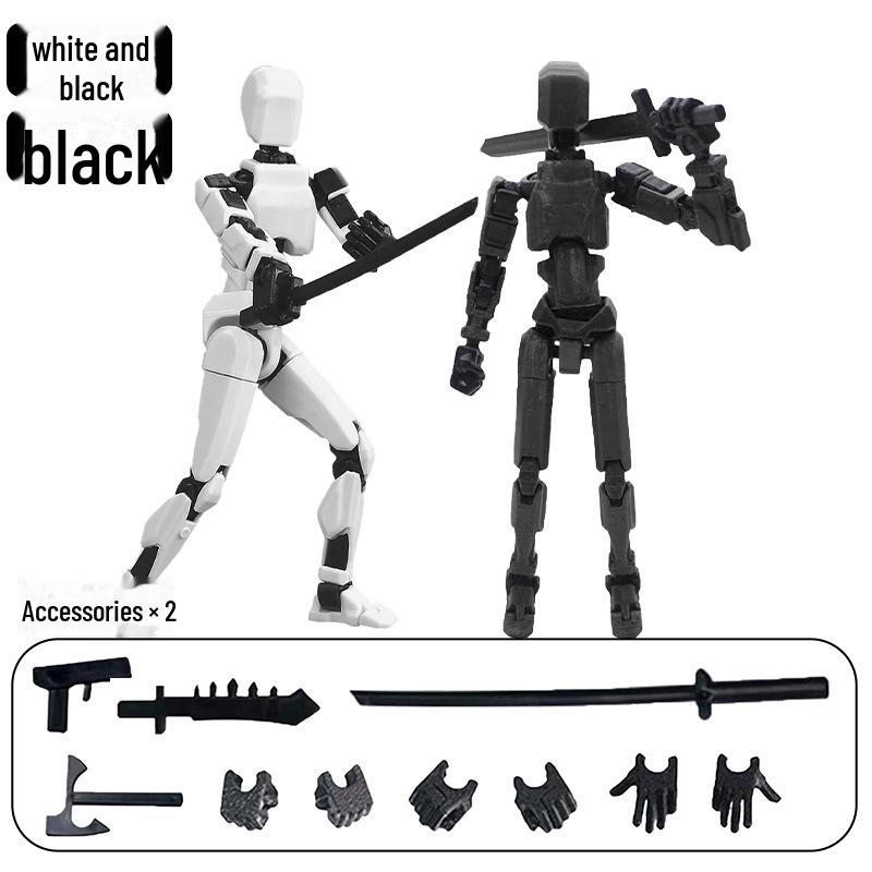 3D Movable Jointed Children's Dolls - Decompression Toy