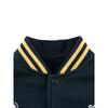 Children's Baseball Jacket for Autumn and Winter, Fleece Sweatshirt for Older Kids, Boys' Fleece-Lined Jacket, Girls' Top, Letter Cardigan