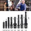 Versatile 8pc Impact Socket Adapter Kit For 1/4 Inch 3/8 Inch 1/2 Inch Drives