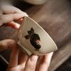 100ml Hand-painted Pomegranate Tea Cup Underglaze Color Master Single Cup Powder Yin Mug Coarse Tasting Tea Bowl Kung Fu Teaset
