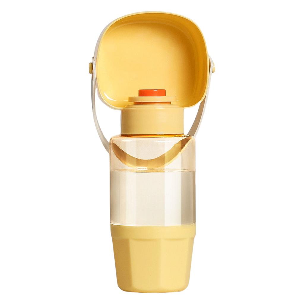 Pet Water Bottle Bowl Water Container Go Out Outdoor Drinking Cup 550ml Drinking Dispenser Water Container