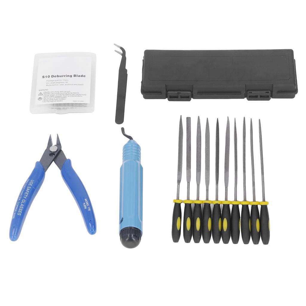 3D Printer Tool Kit Model Carving Knife Trimming File Tools Set for Cleaning Grinding