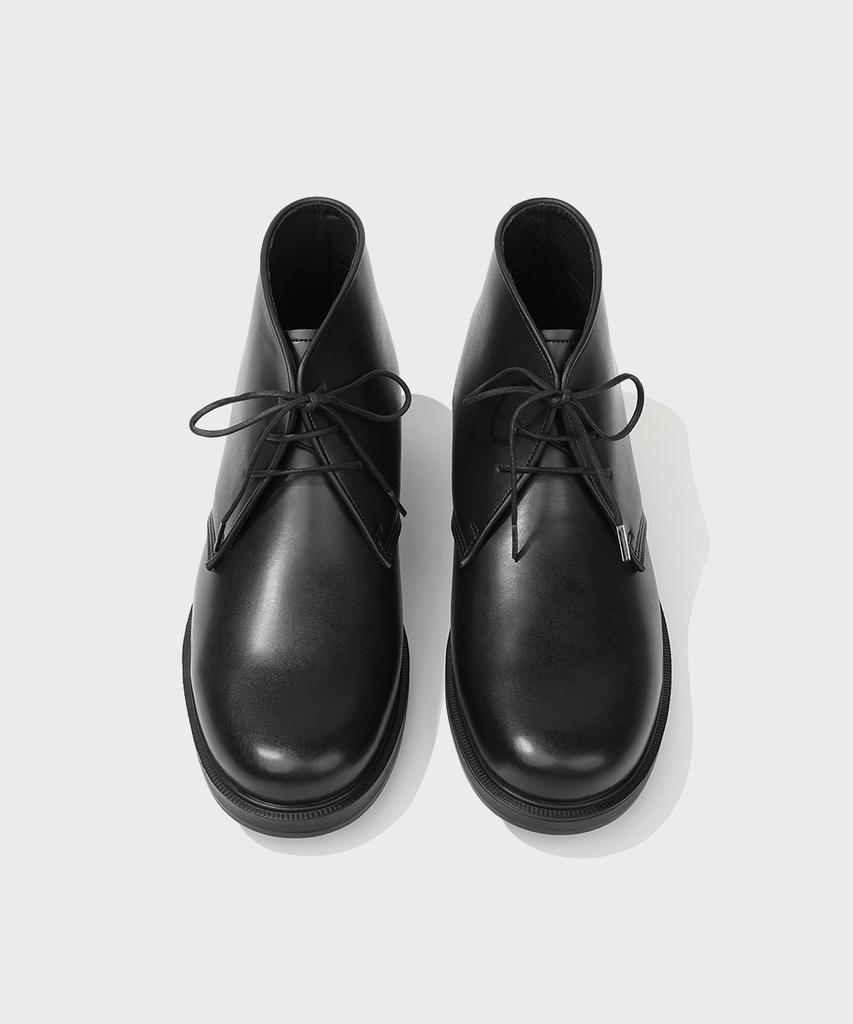 Firenze Atelier [Second.A] Basic Round Toe Chukka Boots_2Ndf4900Gb [Black]