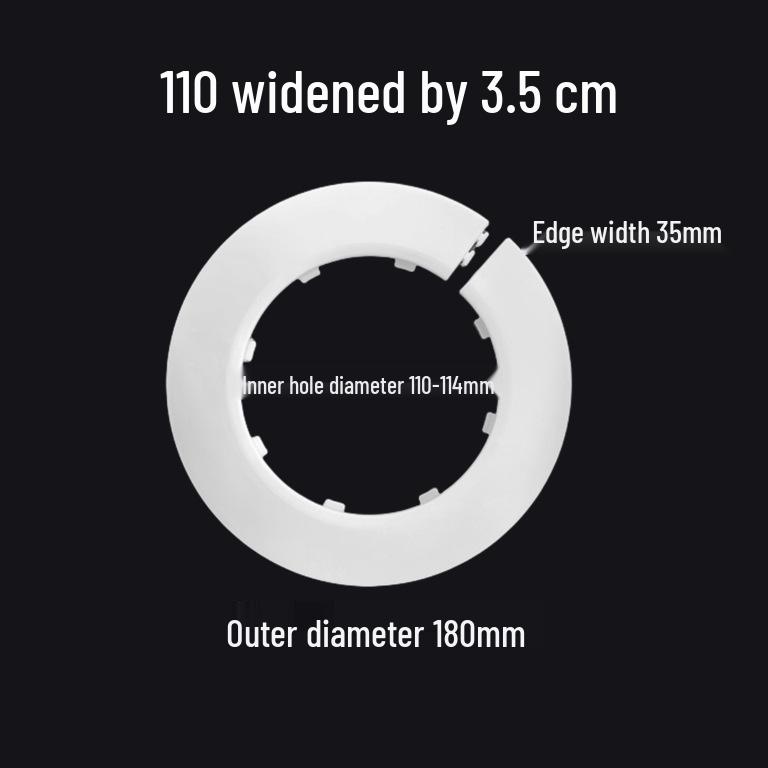 Decorative Pipe Cover Ring for Air Conditioning and Heating Valves