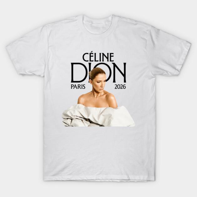 Nové tričko Celine Dion Paris 2026 Tour Dárek Pro Fanoušky