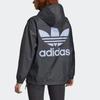 adidas Originals Logo Design Loose Fit Windbreaker Jacket Women Jacket Light-Gray DX4263
