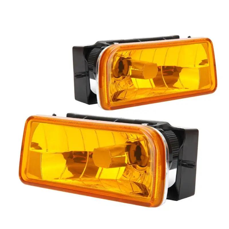 

2 шт. Корпус противотуманной фары переднего бампера, автомобильные аксессуары, подходит для BMW E36 318i 318ti 323i 328i 1992-1998, крышка противотуманных фар для автомобиля жёлтый