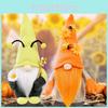 New Autumn Harvest Festival Sunflower Ladybug Faceless Plush Doll Home Decor