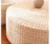Thickened Straw Braided Tatami Meditation Cushion - Round Kneeling Pad & Zafu Stool