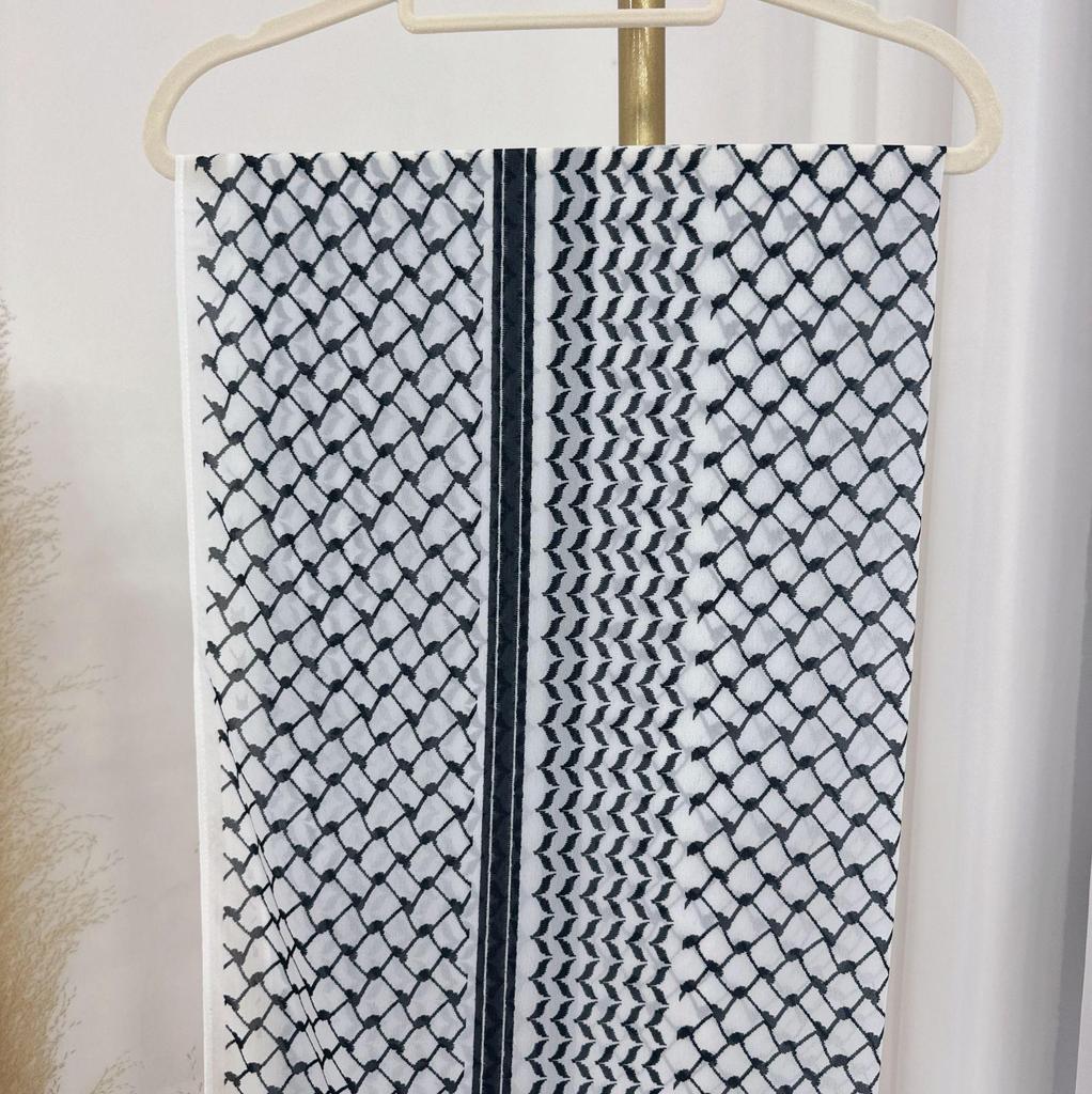 Chiffon Printed Versatile Hijab - Arabic, Dubai, Turkish, Palestinian Style