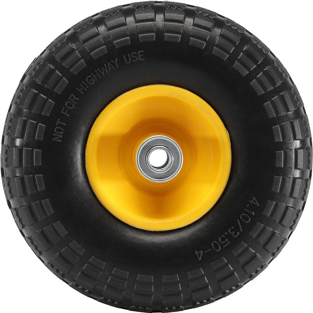 Solidne Koło z Oponą Run-Flat z PU, Bezpowietrzne, Bezdetkowe 10" Zestaw 2 szt. 400 lbs