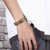 Kalen Vintage Stainless Steel Skull Cuban Chain Bracelets Men's Chunky Punk Golden Party Jewelry Gothic Heavy Accessories Gift