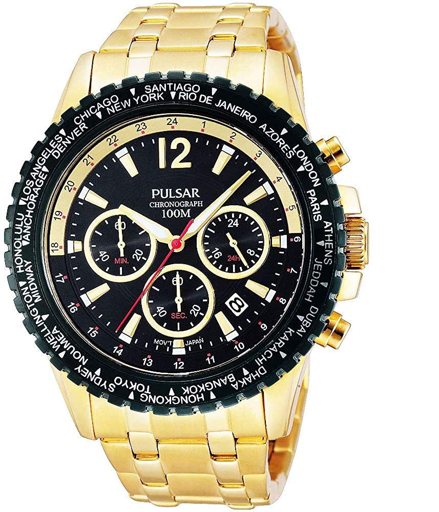 

Seiko SEIKO PULSAR chronograph watch PT3578X1 microfiber cloth 13x13cm included [Set product] [Pulsar] & [item]