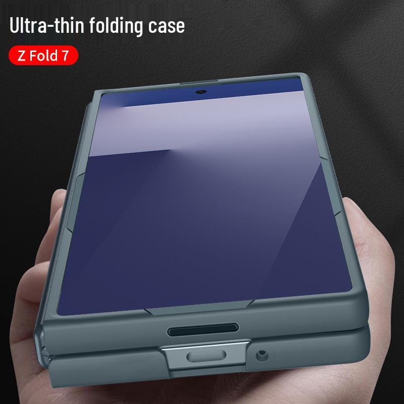 Ultra-Thin Matte Phone Case for Samsung ZFold7: Fashionable, Solid Color, Folding Protective Cover