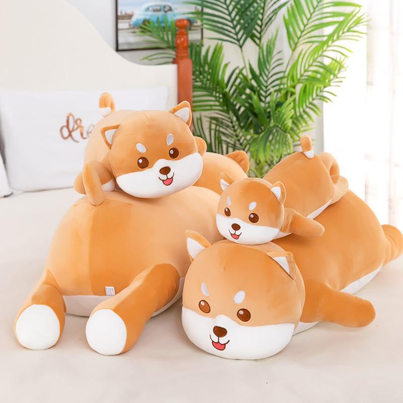 Akita Japanese Dog Plush Toy Stuffed Animal Doll Home Decoration Kids Gifts