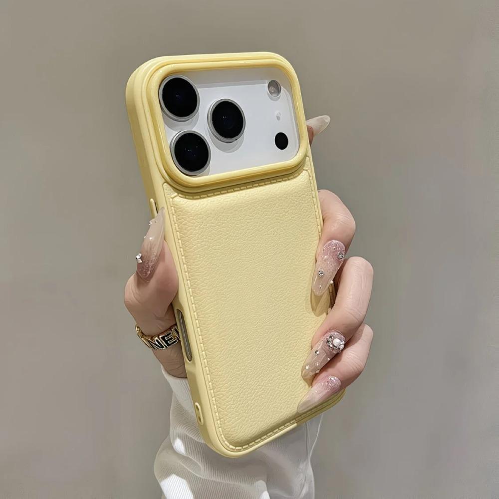 Drum Cortex Plain Phone Case For iPhone 17 12 13 14 15 16 11 Pro Max Plus 17 Air X Xr XsMax Shockproof Bumper Cases Cover