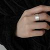 925 Silver Rings For Women Geometry Round Open Ring Hypoallergenic Jewelry Gifts For Girls