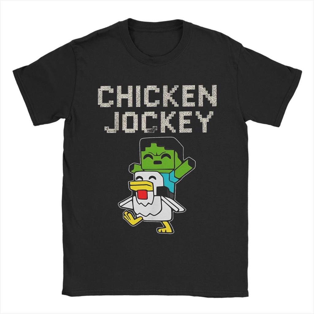 Printed Steve's Lava Chicken Pixel 2025 Movie T Shirt for Men Women 100% Cotton Tee Shirt Short Sleeve Clothing