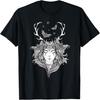 Handgezeichnetes Schamanen-T-Shirt - Waldfee - Folklore-Hexe Tee T-Shirt
