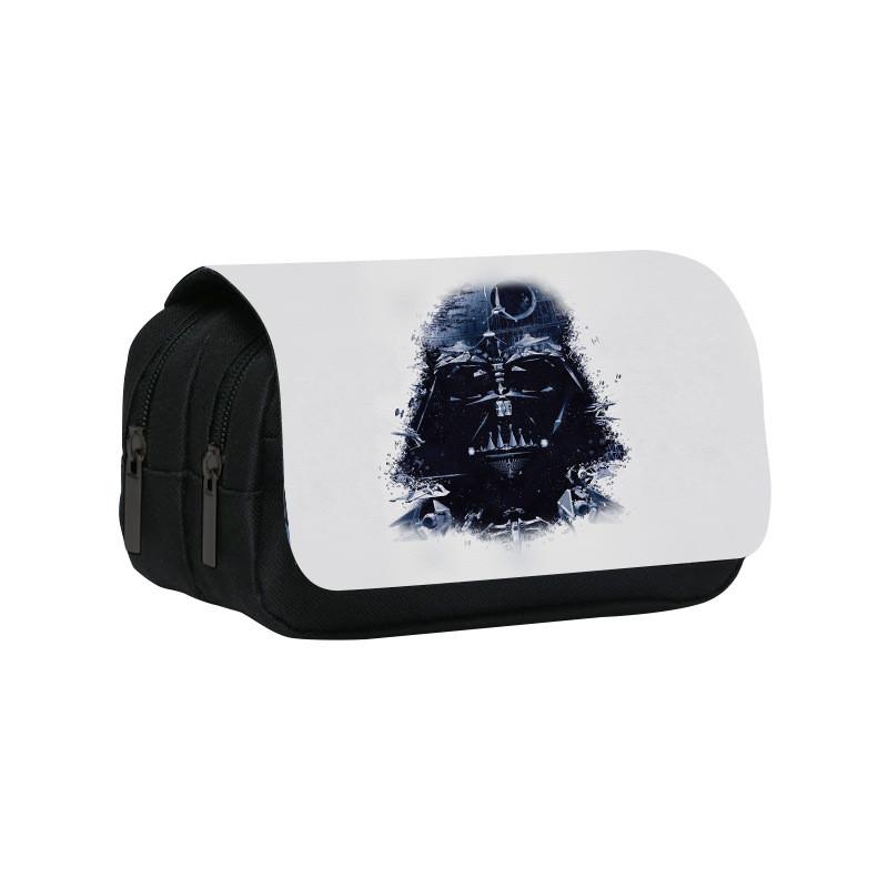 Star Wars Federmappe mit zwei Fächern aus strapazierfähigem Polyester für Schul- und College-Bedarf