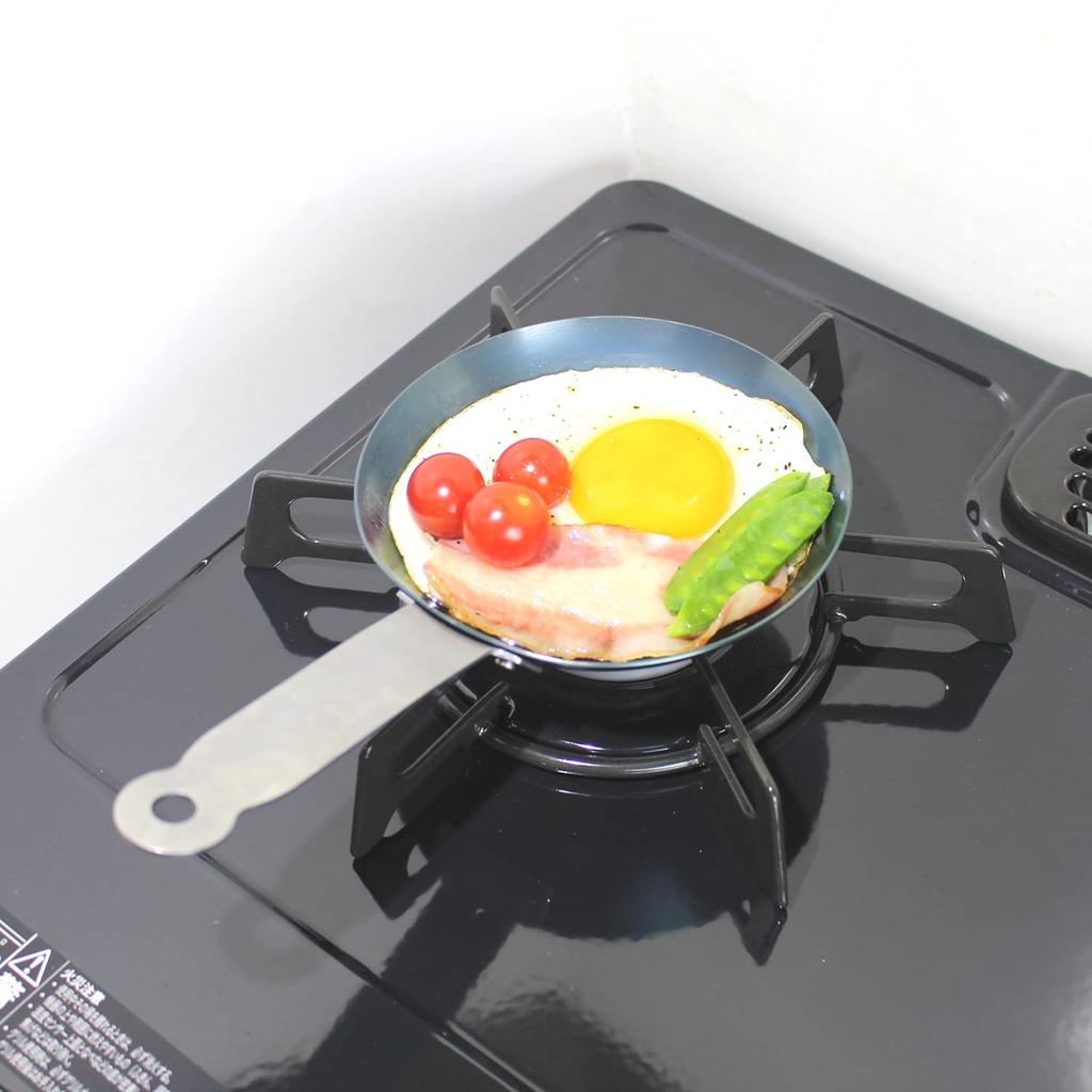 Fujita Metal Iron Frying Pan Mini 13cm Outdoor BBQ Camping Suite 968100