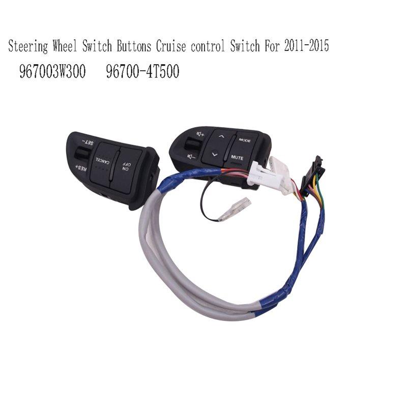 For KIA Sportage 2011-2015 96700-4T500 Steering Wheel Switch Buttons 967003W300 Cruise Control Switch