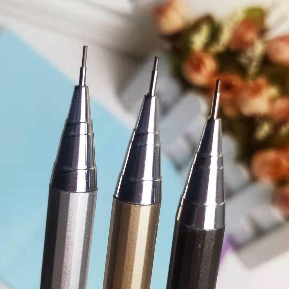0.5/0.7MM Automatic Pencil Metal Propelling Pencil Simple Mechanical Pencil  Art Painting Supplies