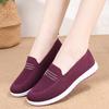 2026 Breathable Mesh Slip-On Flat Shoes for Middle-aged & Elderly - New Style Comfortable Old Beijing Cloth Mom Shoes