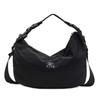 Geantă casual simplă din pânză tip gălușcă, nouă, geantă de mână ușoară, geantă de umăr, geantă crossbody pentru călătorii, sport, fitness