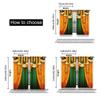 2Pcs Indian Traditional Curtain Bouquet Flowers Indian Style Garlands Festival Curtain For Livingroom Bedroom A