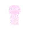 Women's G-Spot Finger Stall Koukou Caterpillar Condom Barbed Crystal Finger Stall Exotic Condom Sex Adult Supplies