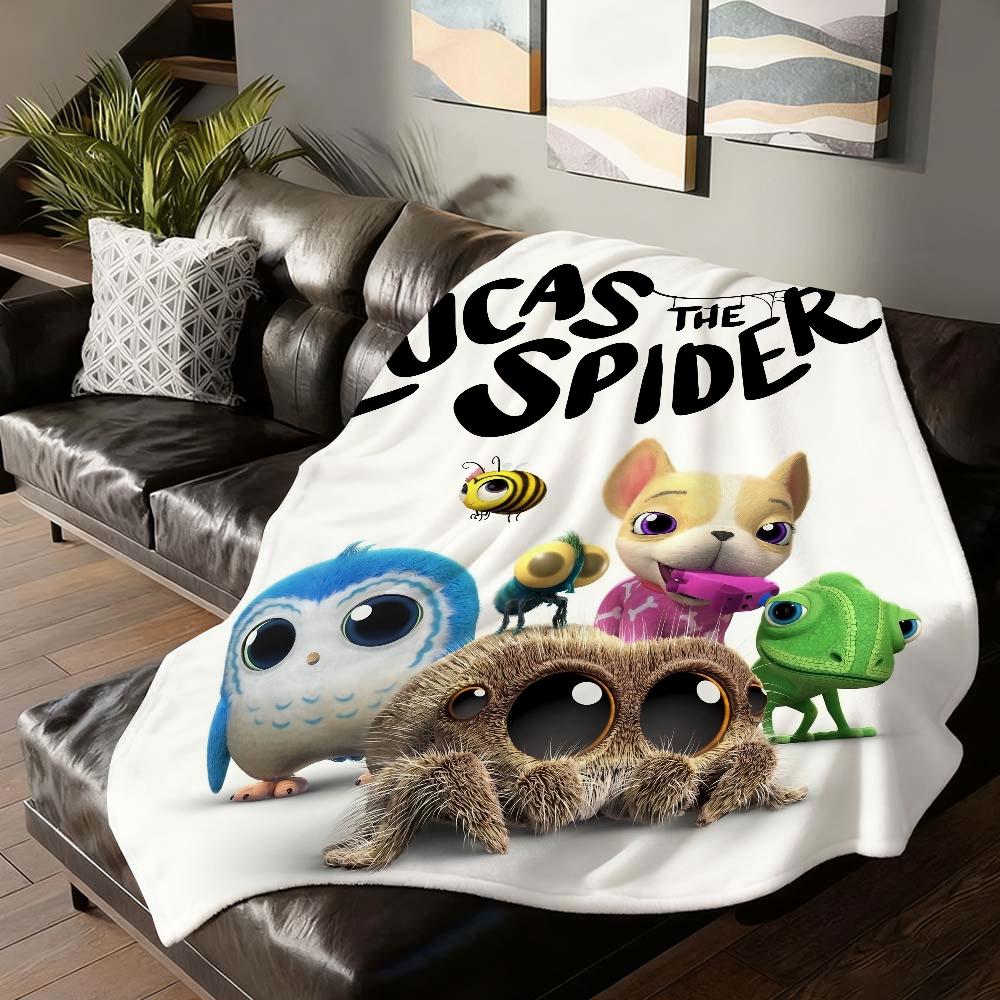 Cartoon Cute Lucas the Spide Blanket Soft and Skin Friendly For Couch Bed Napping Bedspread All Seasons Comforter