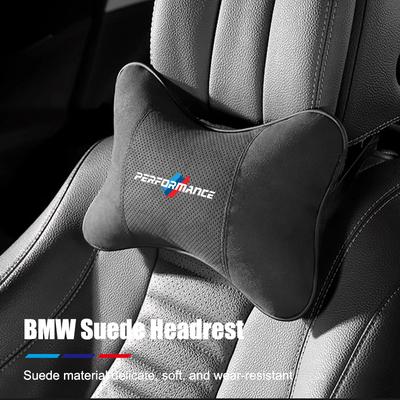 Appui-tête en daim pour voiture Support de cou Accessoires de siège auto Pour Série i3 i4 G07 G06 G05 G02 G01 F48 F39 G42 G30 G20 G26 F01 F02