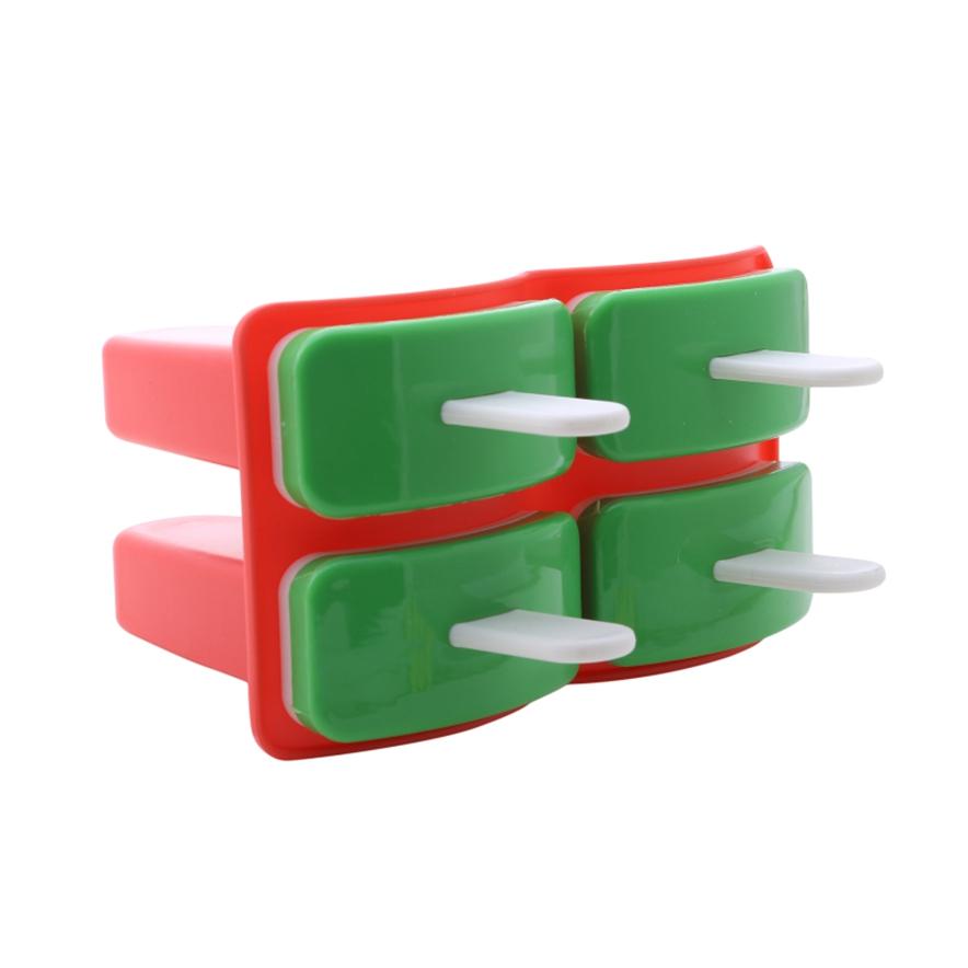 Formă pentru gheață pentru desene animate. Formă pentru gheață cu patru grupuri de fructe