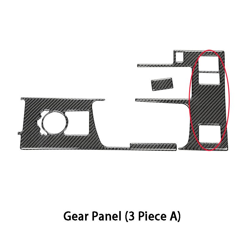 Carbon Fiber Water Cup Gear Steering Wheel Full Kit Interior Trim Sticker Decoration Style Car Accessories For Lexus IS250