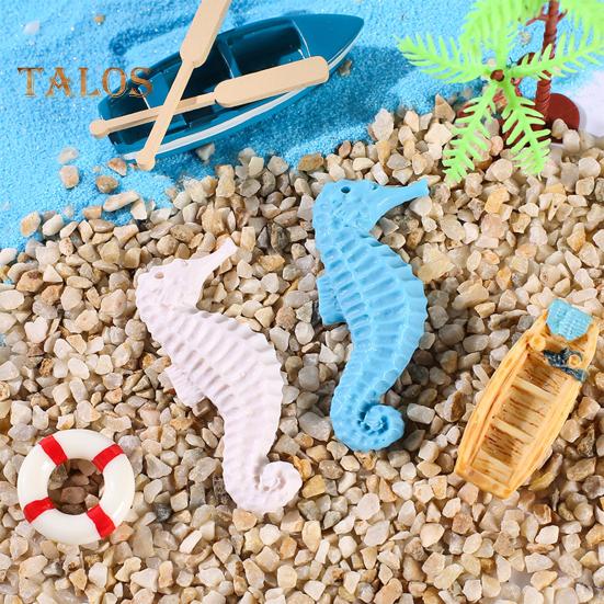 20 st Harts Marina Liv Hängen Konstgjord Sjöborre Snäcka Sjöhäst Hängande Dekorationer Strandtema Prydnader för Heminredning