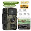 1080P Hunting Trail Camera 12MP Waterproof Infrared Night Vision Motion Activated Trigger for Wildlife Monitoring and Scouting