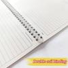 B5 Top Spiral Notebook Thickened Grid Lined Journal Student Sectioned Study Note Book for Exam Preparation